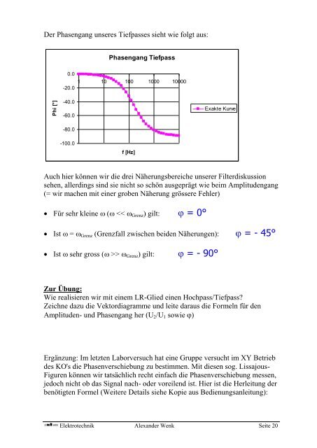 Gesamtdokument Elektrotechnik 3. Lehrjahr