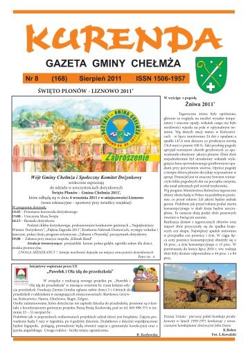 Kurenda SierpieÅ 2011 (wielkoÅÄ pliku 1,27Mbajta) - Gmina CheÅmÅ¼a