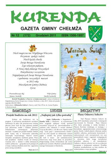 Kurenda GrudzieÅ 2011 (wielkoÅÄ pliku 1,68Mbajta) - Gmina CheÅmÅ¼a