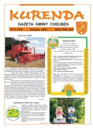 Kurenda SierpieÅ 2009 (wielkoÅÄ pliku 3,08 MBajta) - Gmina CheÅmÅ¼a