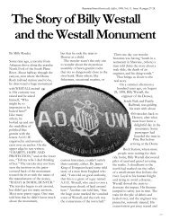 The Story of Billy Westall and the Westall Monument - Historic Jeffco