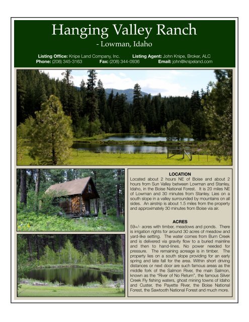 Hanging Valley Ranch