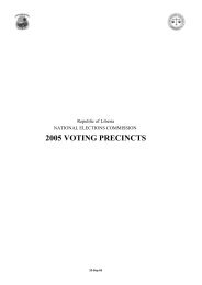 Voting Precinct List - National Elections Commission