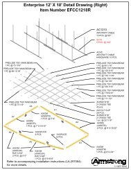 Ceiling Cloud Spec Sheets