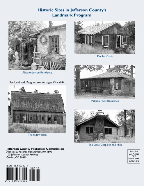 2003: Volume 16, Issue 24 - Historic Jeffco