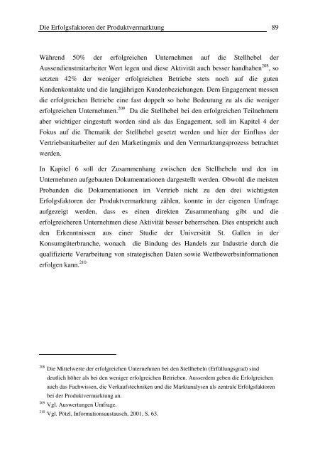 Erfolgreicher Einsatz von Vertriebsmitarbeitern bei der Vermarktung ...