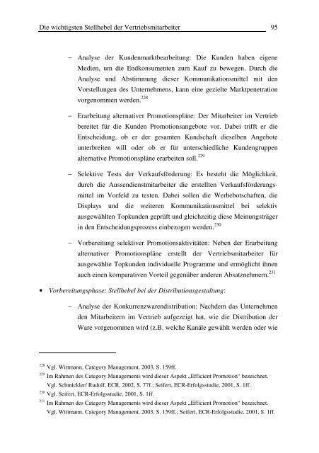 Erfolgreicher Einsatz von Vertriebsmitarbeitern bei der Vermarktung ...