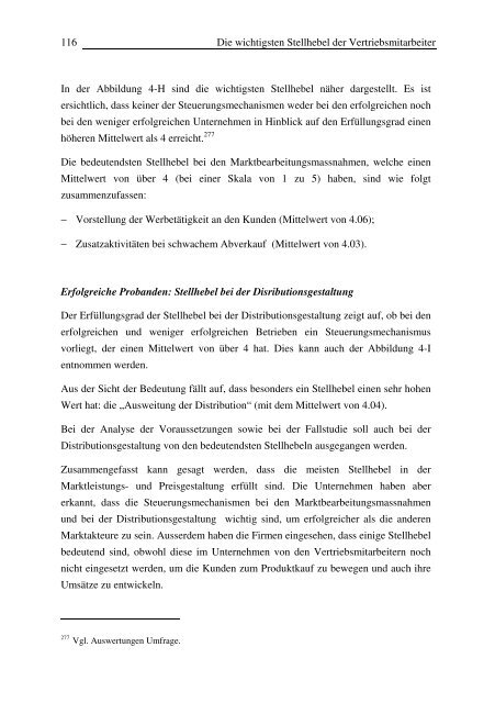 Erfolgreicher Einsatz von Vertriebsmitarbeitern bei der Vermarktung ...