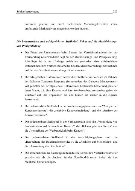 Erfolgreicher Einsatz von Vertriebsmitarbeitern bei der Vermarktung ...