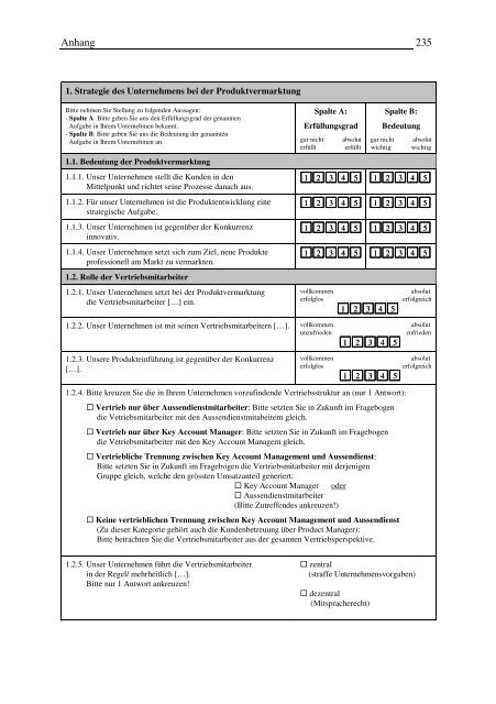 Erfolgreicher Einsatz von Vertriebsmitarbeitern bei der Vermarktung ...