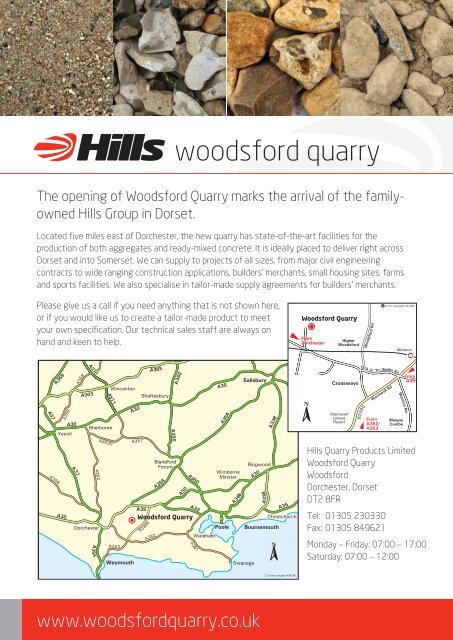 woodsford quarry - Hills Group