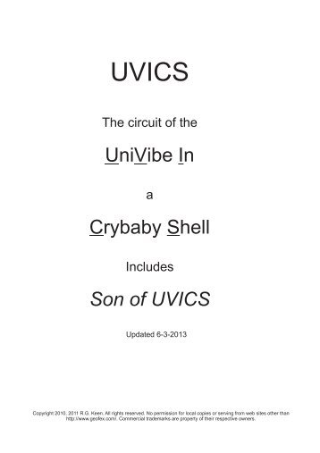 UVICS-3 Project File.cdr - The Guitar Effects Oriented Web Page