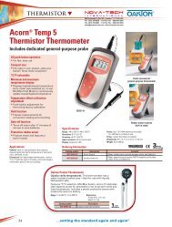 Acorn Temp 5 Thermistor Thermometer - Nova-Tech International, Inc