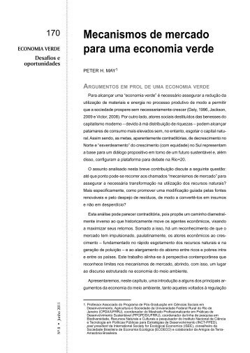 mecanismos de mercado para uma economia verde
