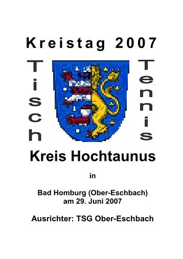 Kreistagsheft 2007 Endgueltig - Hochtaunus