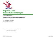 Ergebnis-Liste MannschaftswettkÃ¤mpfe - Turngau Bergstrasse