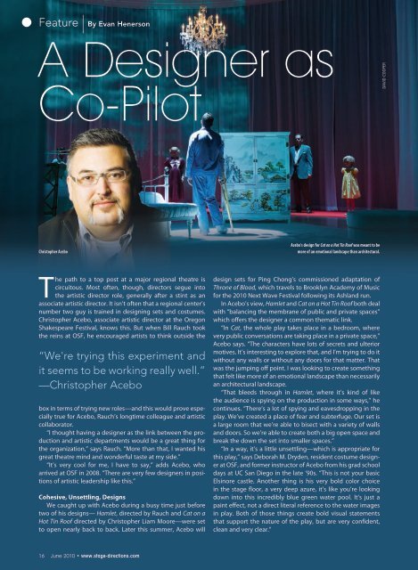 Download a PDF - Stage Directions Magazine