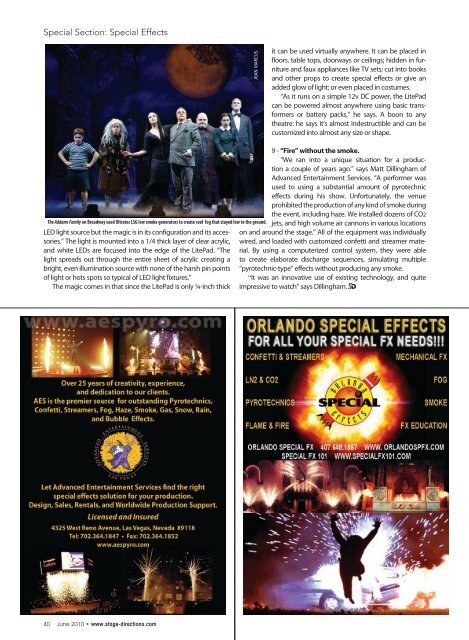 Download a PDF - Stage Directions Magazine