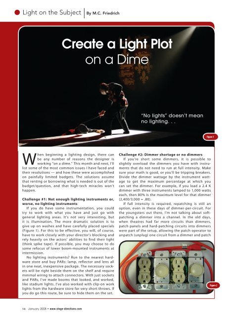 Download a PDF - Stage Directions Magazine