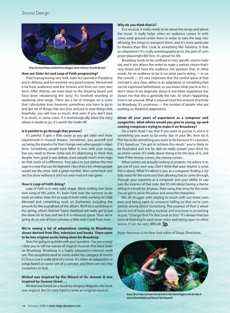 Download a PDF - Stage Directions Magazine