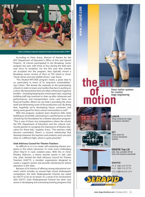 Download a PDF - Stage Directions Magazine