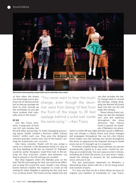 Download a PDF - Stage Directions Magazine