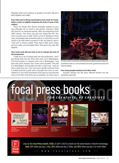 Download a PDF - Stage Directions Magazine