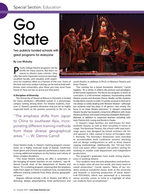 Download a PDF - Stage Directions Magazine