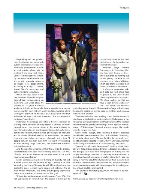 May Issue - Stage Directions Magazine