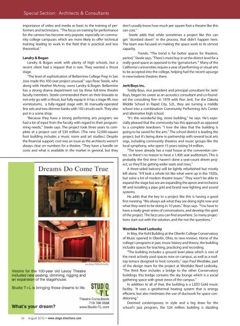 Download a PDF - Stage Directions Magazine