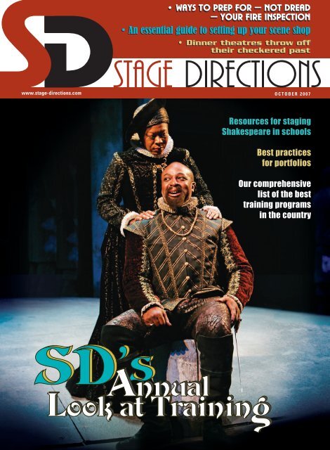 Download a PDF - Stage Directions Magazine