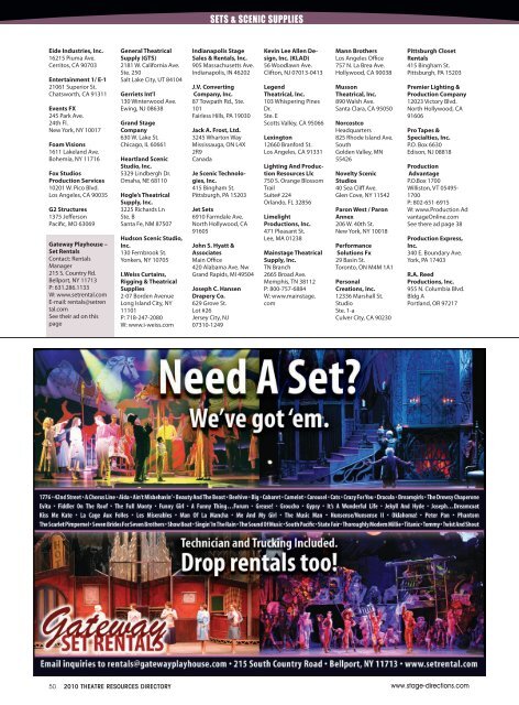 Download a PDF - Stage Directions Magazine