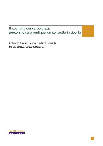 Il counting dei carboidrati: percorsi e strumenti ... - Diabete No Limits