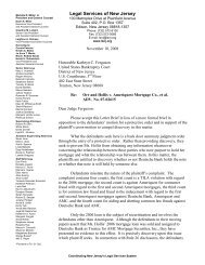 EXHIBIT R Hollis Letter Brief 11-10-08 - Legal Services of New Jersey