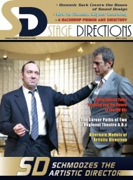 Download a PDF - Stage Directions Magazine
