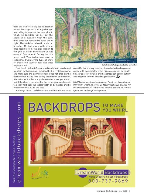 Download a PDF - Stage Directions Magazine