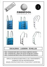 Escaleras - FIBERPOOL