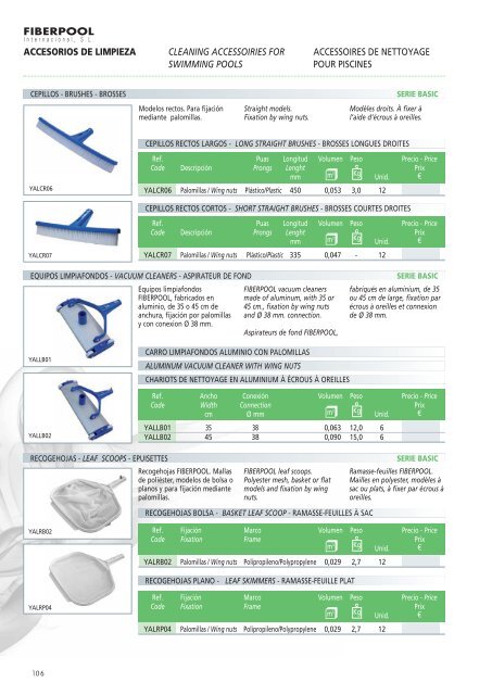 Filtros para piscinas pÃºblicas Commercial swimming ... - FIBERPOOL