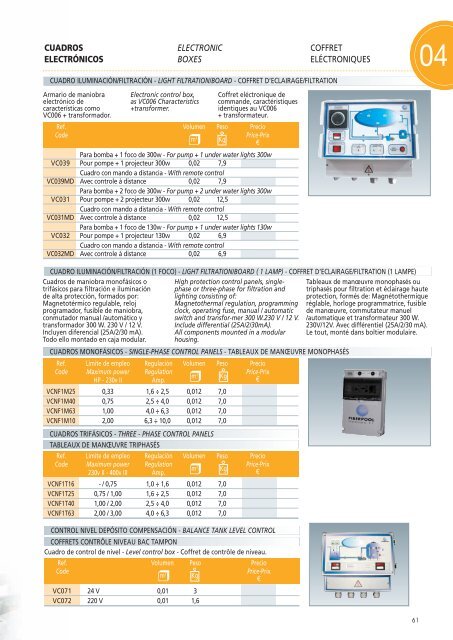 Filtros para piscinas pÃºblicas Commercial swimming ... - FIBERPOOL