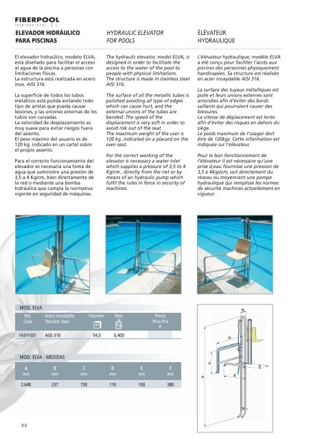 Filtros para piscinas pÃºblicas Commercial swimming ... - FIBERPOOL