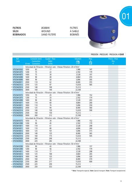 Filtros para piscinas pÃºblicas Commercial swimming ... - FIBERPOOL