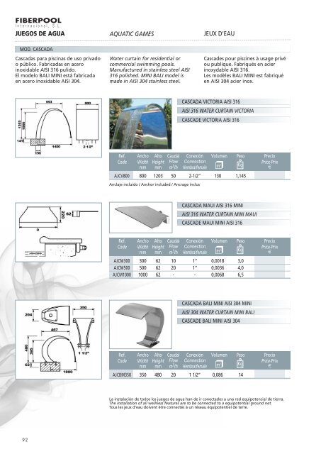 Filtros para piscinas pÃºblicas Commercial swimming ... - FIBERPOOL