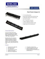 NEW-25945XX - Newlink Cabling Systems