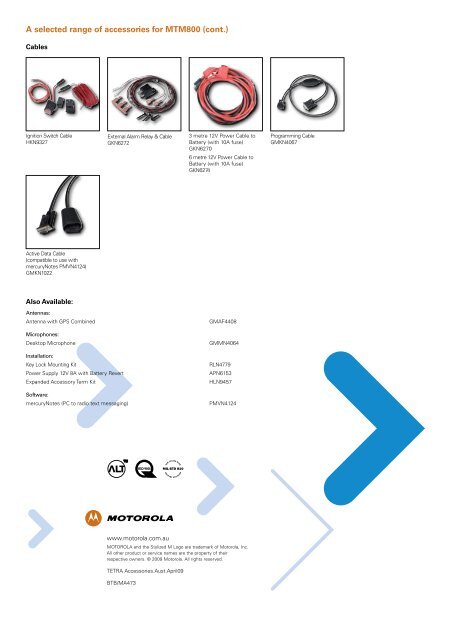 TETRA Accessories Snapshot Suitable for MTP850