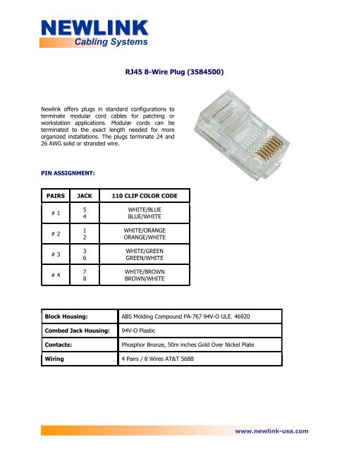 Newlink Cabling Systems