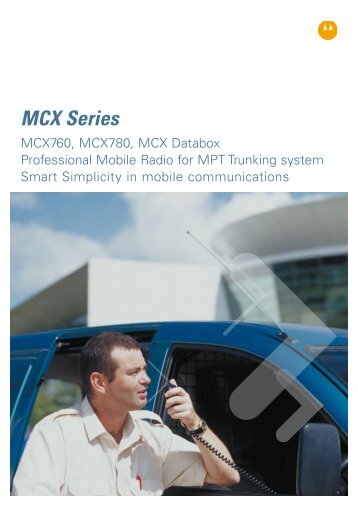 Professional Mobile Radio for MPT Trunking System Brochure