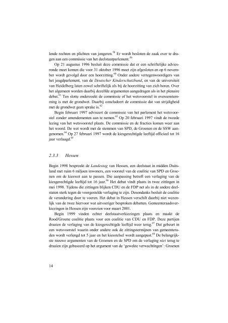 Het verlagen van de kiesgerechtigde leeftijd tot 16 jaar - Universiteit ...