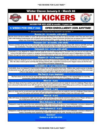 LIL' KICKERS - Legends Sports Complex