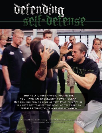 WOD TALK Feature on CrossFit Defense - Blauer Tactical Systems