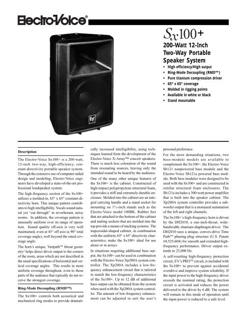 100 watt 12 inch speaker